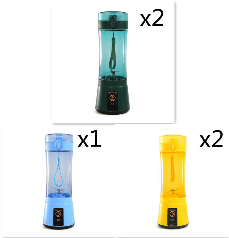 Portable Electric Fruit Juicer – USB Rechargeable Mini Blender