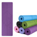 Two-Color 6mm Yoga Mat – Non-Slip Fitness Mat with Posture Lines