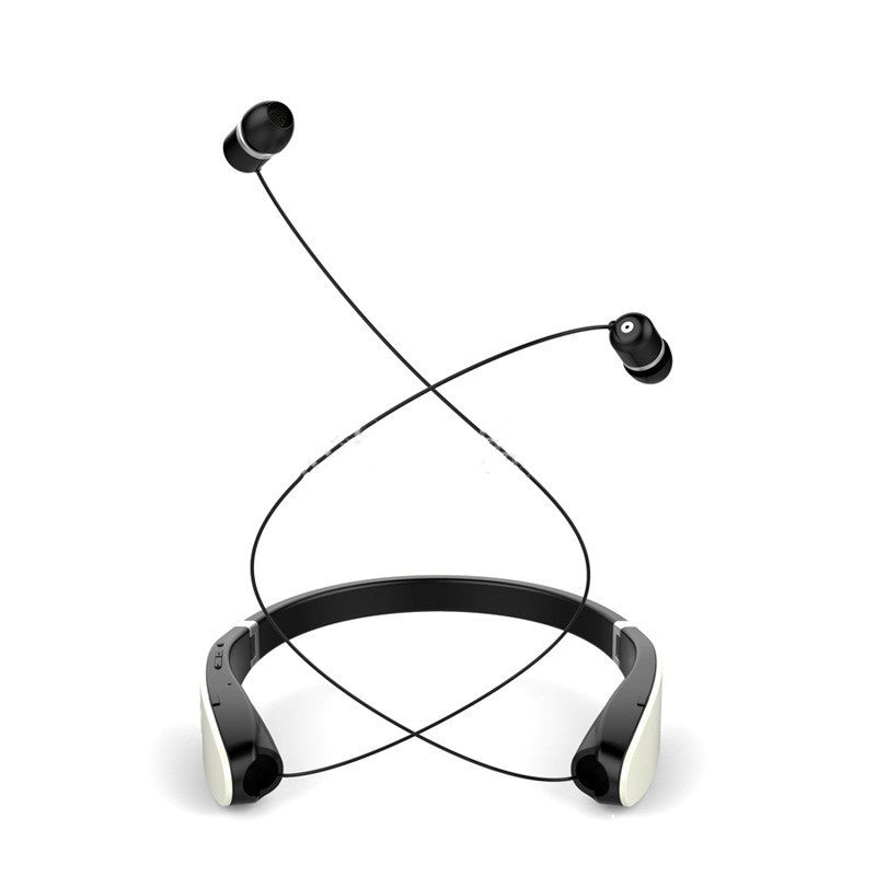 SX991 Wireless Retractable Earbuds – Bluetooth Neckband Headphones with Noise Reduction