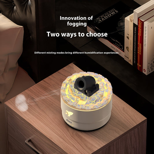 Battery-Powered Aroma Diffuser & Flame Humidifier