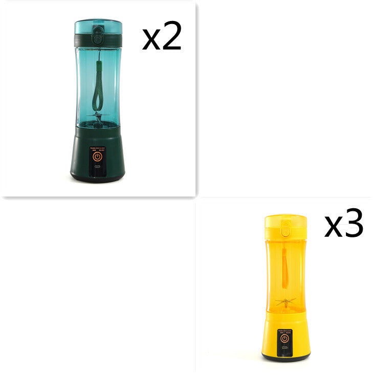 Portable Electric Fruit Juicer – USB Rechargeable Mini Blender