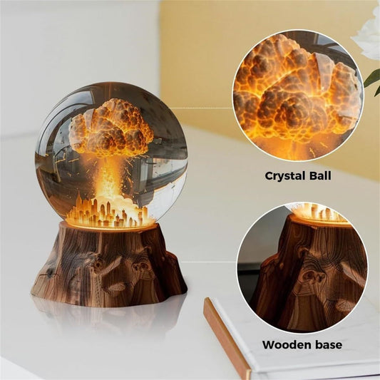 3D Atomic Bomb Explosion LED Night Light Lamp