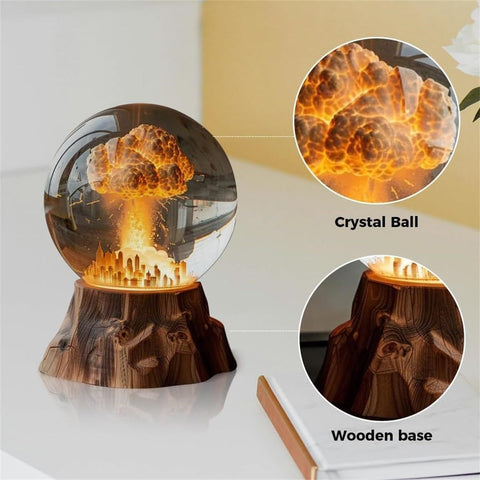 3D Atomic Bomb Explosion LED Night Light Lamp