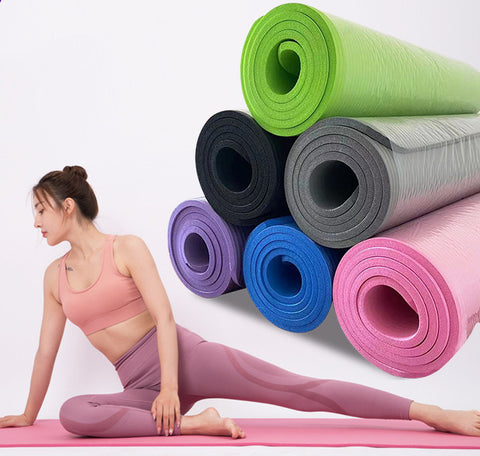 "NBR Yoga Mat – Extra Wide & Thick for Dance, Fitness, and Exercise"