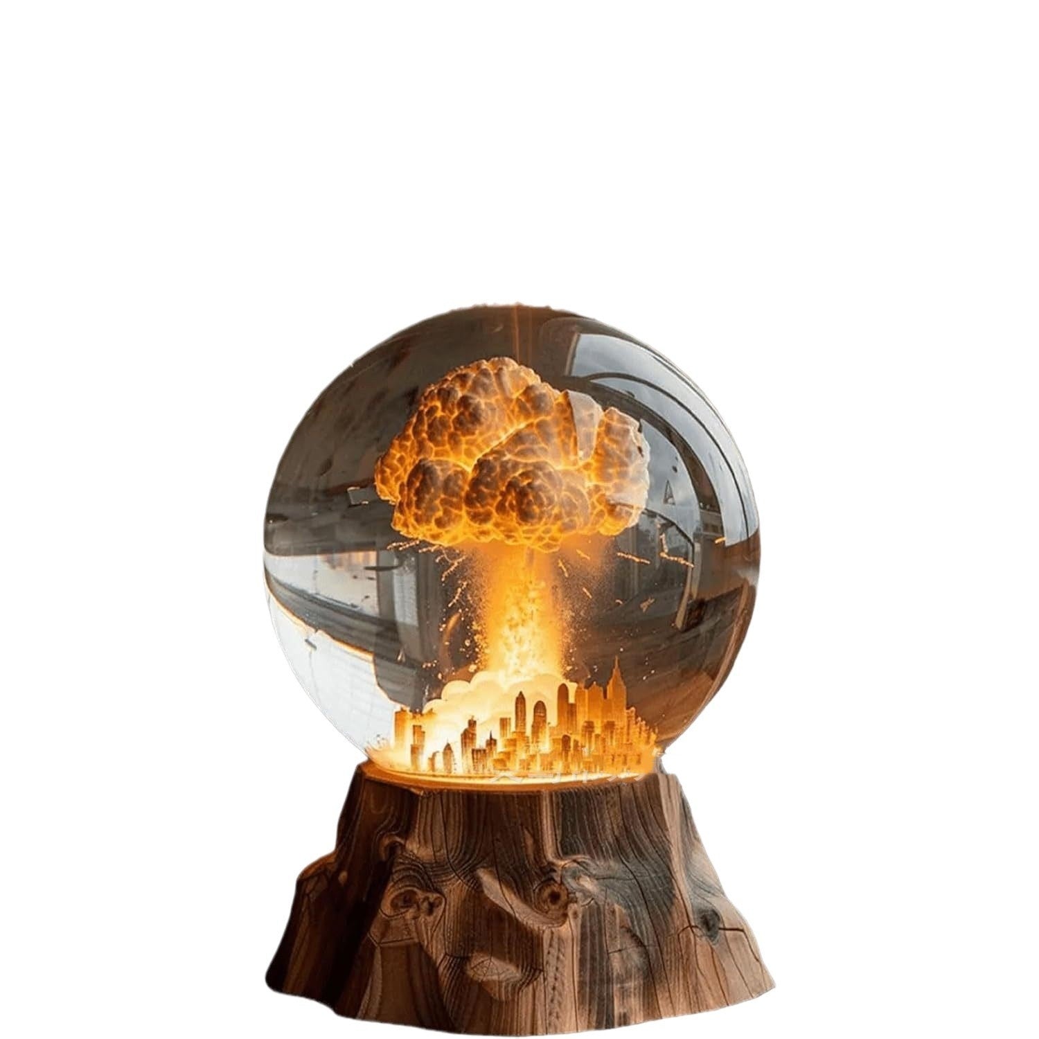 3D Atomic Bomb Explosion LED Night Light Lamp