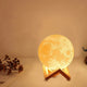 3D Printed Moon Night Lamp – Valentine's Day Gift
