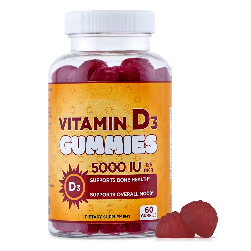 Vitamin D3 Gummies – Immune Support, Bone Strength & Mood Enhancement