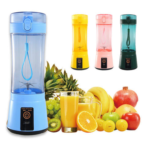 Portable Electric Fruit Juicer – USB Rechargeable Mini Blender