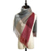 Luxury Cashmere Tassel Scarf – Thick & Warm for Winter