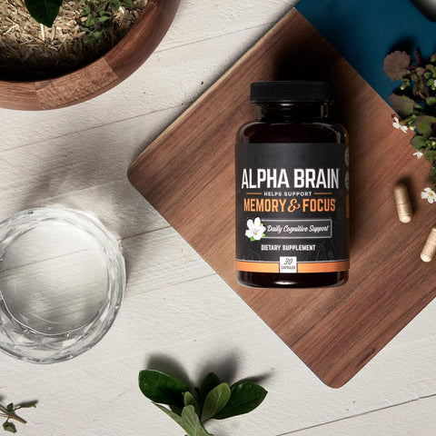 Alpha Brain Cognitive Supplement Capsules