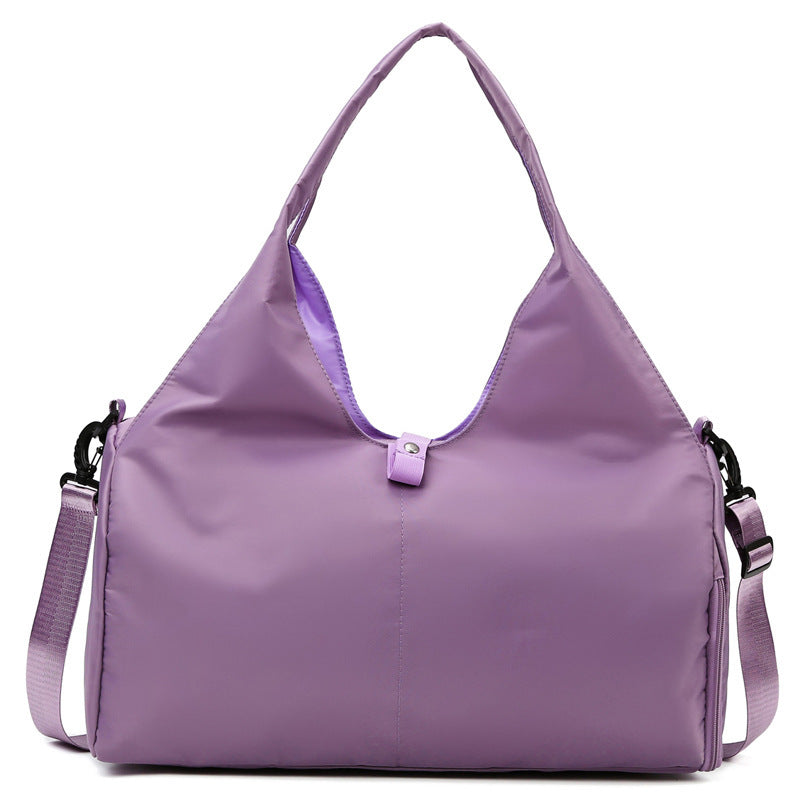 Women's Yoga Bag – Large-Capacity Sports & Travel Bag with Wet/Dry Separation & Yoga Mat Holder