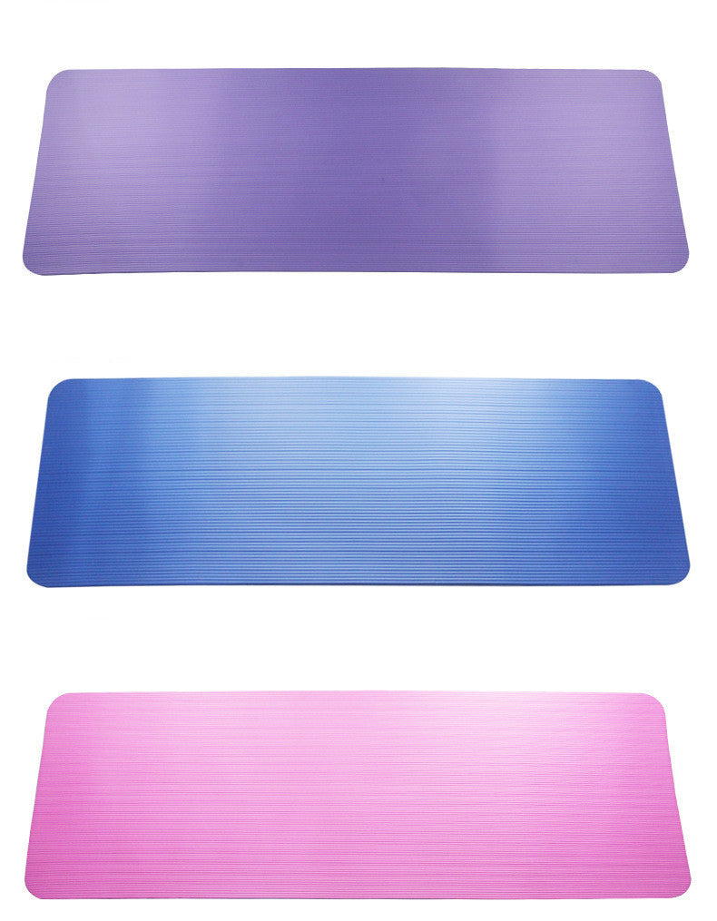 "NBR Yoga Mat – Extra Wide & Thick for Dance, Fitness, and Exercise"