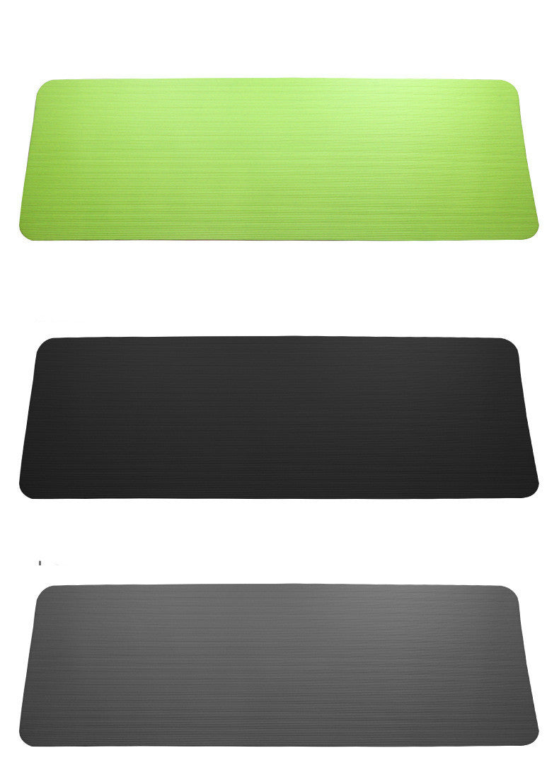 "NBR Yoga Mat – Extra Wide & Thick for Dance, Fitness, and Exercise"