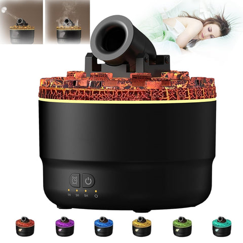 Battery-Powered Aroma Diffuser & Flame Humidifier